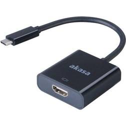 Akasa USB C-HDMI M-F 0.2m