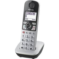 Panasonic KX-TGE510 Téléphone sans fil avec ID d'appelant DECT\GAP noir, argent