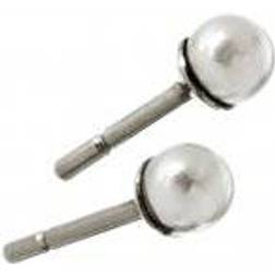 Edblad Lilian Earrings - Silver/Pearl