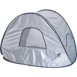Deryan Tenda da spiaggia pop-up di lusso Argento grigio argento
