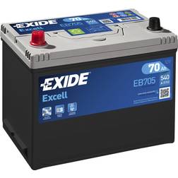 Exide batterie excell D26 12V 70AH 540A 270X173X222 g EB705