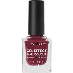 Korres Sweet Almond Gel Effect Nail Colour #74 Berry Addict 11ml