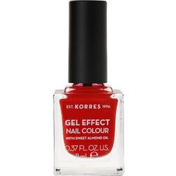 Korres Sweet Almond Gel Effect Nail Colour #53 Royal Red 11ml