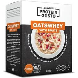 BioTechUSA Oat & Whey With Fruits Banana & Apple 696g