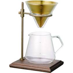 Kinto Handfilter Kaffee Set Gold 4 Tassen