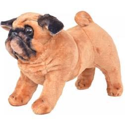 vidaXL Standing Toy Dog P​ug 33cm