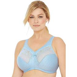 Glamorise Full Figure Minimizer Bra - Light Blue