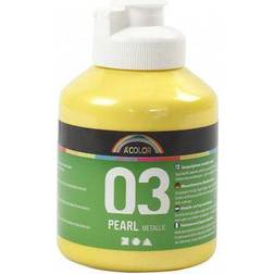 A Color Acrylic Paint Pearl Metallic 03 Yellow 500ml