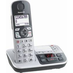 Panasonic KX-TGE520 Téléphone sans fil système de répondeur avec ID d'appelant DECT\GAP noir, argent