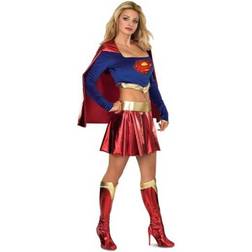 Rubies Two Piece Secret Wishes Deluxe Adult Supergirl Costume