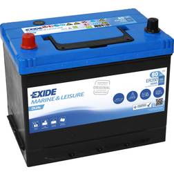 Exide ER350 Batteria 12V 80Ah 510A B0, DUAL BMW: 1 Hatchback, 3 Cabrio, 3 Touring, MERCEDES-BENZ: Classe A, VOLKSWAGEN: Sharan II