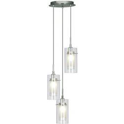 Searchlight Electric Duo Pendant Lamp ∅ 23cm