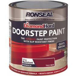 Ronseal Diamond Hard DoorStep Concrete Paint Tile Red 0.75L