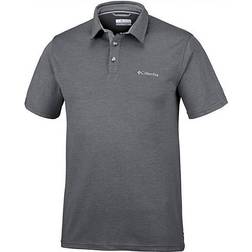 Columbia Camiseta de Manga Corta Nelson Point Negro Hombre - Grey