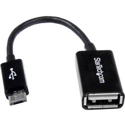 StarTech USB A-USB Micro-B OTG 2.0 0.1m