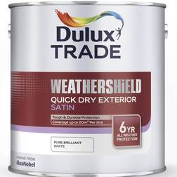 Dulux Trade Weathershield Quick Dry Exterior Wood Protection White 2.5L