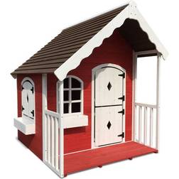 Nordic Play Active Playhouse Painted with Veranda