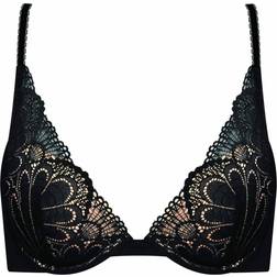 Wonderbra Refined Glamour Triangle Push-up Bra - Black