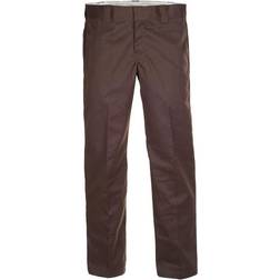 Dickies 873 Slim Fit Straight Leg Work Pants - Dark Brown