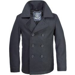 Brandit Pea Coat - Black