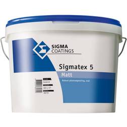 Sigma Coatings Sigmatex 5 Loftmaling, Vægmaling Hvid 10L