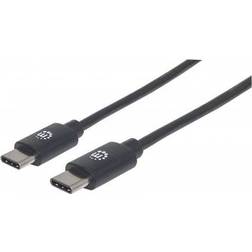 Manhattan Hi-Speed USB C-USB C 2.0 6.6ft