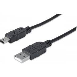 Manhattan Hi-Speed USB A-USB Mini-B 2.0 5.9ft