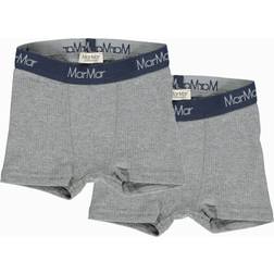 MarMar Copenhagen Boxers 2-pack - Grey Melange