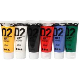 A Color Acrylic Paint Mat Readymix 02 6x20ml