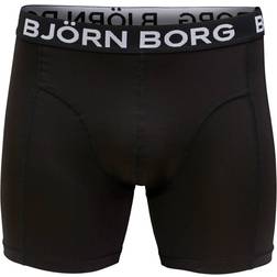 Björn Borg Solid Cotton Stretch Shorts - Black