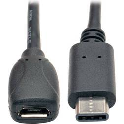 Tripp Lite USB C-USB Micro-B 2.0 0.7ft