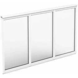 Halle Primo GZVHHIFF3D Trä, Aluminium Fast fönster 2-glasfönster 251.5x119cm