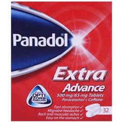 Panadol Extra Advance 500mg/65mg 32pcs Compressa