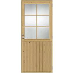Kaski Uvberget Ytterdörr Klarglas H (80x210cm)