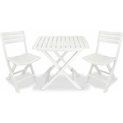 vidaXL 43581 Café-Set, 1 Tisch einschl. 2 Stühle