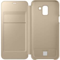 Samsung Funda Libro Para Galaxy J6 Oro