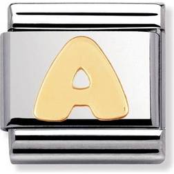 Nomination Composable Classic Link Letter A Charm - Silver/Gold