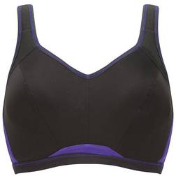 Freya Epic Moulded Crop Top Sports Bra - Electric Black