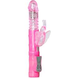 Easytoys Vibrador mariposa rosa de Rosa