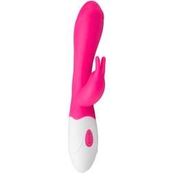 Easytoys Vibratore rabbit in silicone Rosa