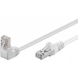 Goobay RJ45 F/UTP Cat5e (1x angled) 0.2m