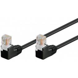 Goobay RJ45 U/UTP Cat5e (2x angled) 2m