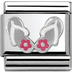 Nomination Flip Flop Classic Charm - Silver/Pink