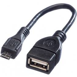 Value USB A-USB Micro-B 2.0 0.2m