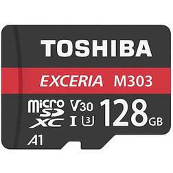 Toshiba Exceria M303 microSDXC Class 10 UHS-I U3 V30 A1 98/65MB/s 128GB +Adapter
