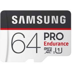 Samsung PRO Endurance MB-MJ64GA Carte mémoire flash (adaptateur microSDXC vers SD inclus(e) 64 Go UHS-I U1 Class10 microSDXC UHS-I