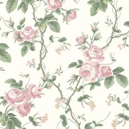 Boråstapeter Tapetti French Roses Roosa