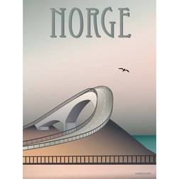 Vissevasse Norway Atlantic Road Plakat 70x100cm