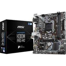 MSI Core I3 I5 I7 H310M Pro-M2 SK1151 DDR4 PCX3.0 MATX