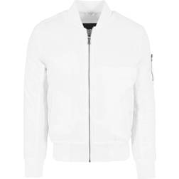 Urban Classics Basic Bomberjakke Hvid